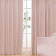 遮光1級・遮熱・遮音 お好みサイズカーテン JQ花柄 ローズ DH167