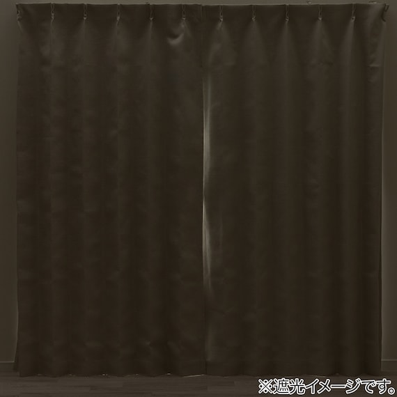 遮光1級・遮熱・保温・遮音カーテン(RD120 ベージュ 100X110X2) 4枚目画像