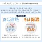 遮光1級・遮熱・保温・遮音カーテン(RD120 ベージュ 100X110X2) 10枚目画像