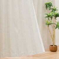 お好みサイズカーテン RD120 リターン加工有 ベージュ(幅101-200/丈90-170cm)