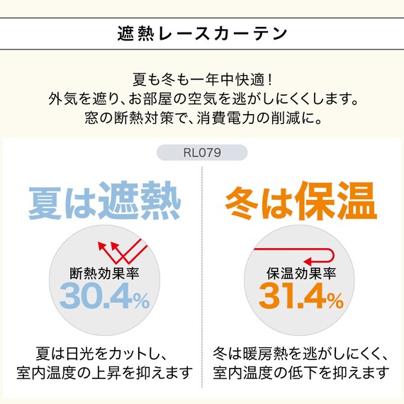 遮光1級・遮熱・保温・遮音カーテン&UVカット・光拡散・遮熱・遮像・採光レースカーテン 4枚セット(RD120 ブルー 100X110cm) 26枚目画像