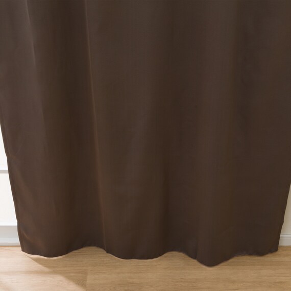 【お値打ち】遮光・遮熱・保温カーテン&レース4枚セット(BR 100X110) 9枚目画像