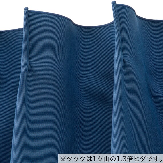 【お値打ち】遮光・遮熱・保温カーテン&レース4枚セット(NV 100X190) 5枚目画像