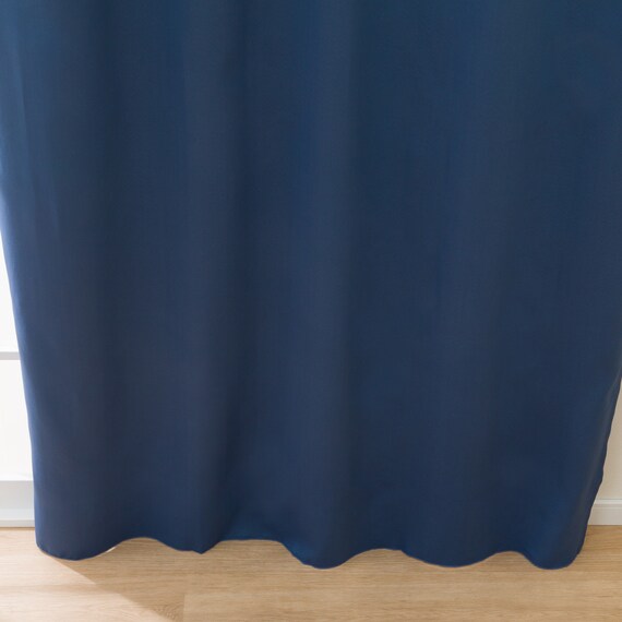 【お値打ち】遮光・遮熱・保温カーテン&レース4枚セット(NV 100X190) 9枚目画像