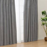 4枚セット多機能カーテン　遮光1級・遮熱・保温・遮像・UVカット(100×135　GY)