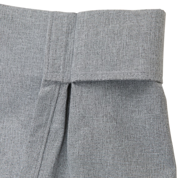 4枚セット多機能カーテン 遮光1級・遮熱・保温・遮像・UVカット(100×135 GY) 4枚目画像