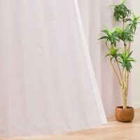 お好みサイズカーテン RD120 リターン加工有 ローズ(幅101-200/丈221-270cm)
