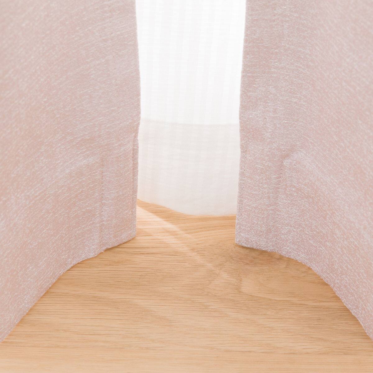 お好みサイズカーテン RD120 リターン加工有 ローズ(幅-100/丈171