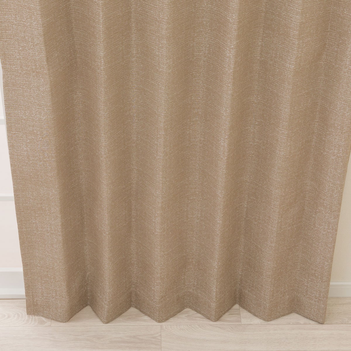 お好みサイズカーテン RD120 BR リターン加工有 ブラウン(幅-100