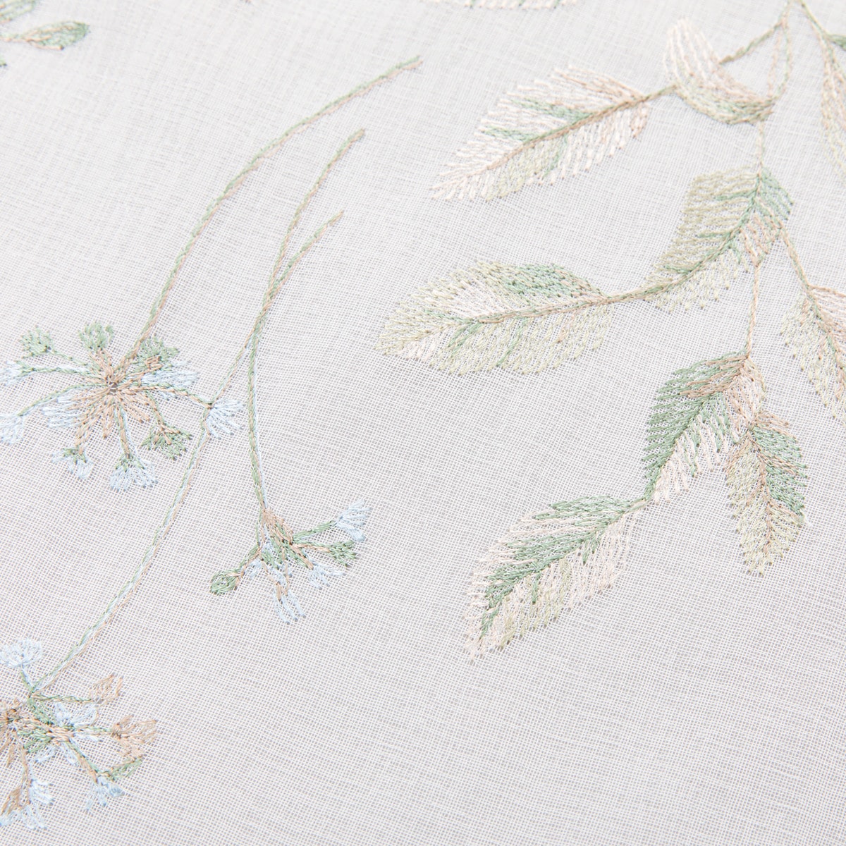 オーダーレースカーテン OL055 2倍ヒダ(幅101-200/丈201-260cm