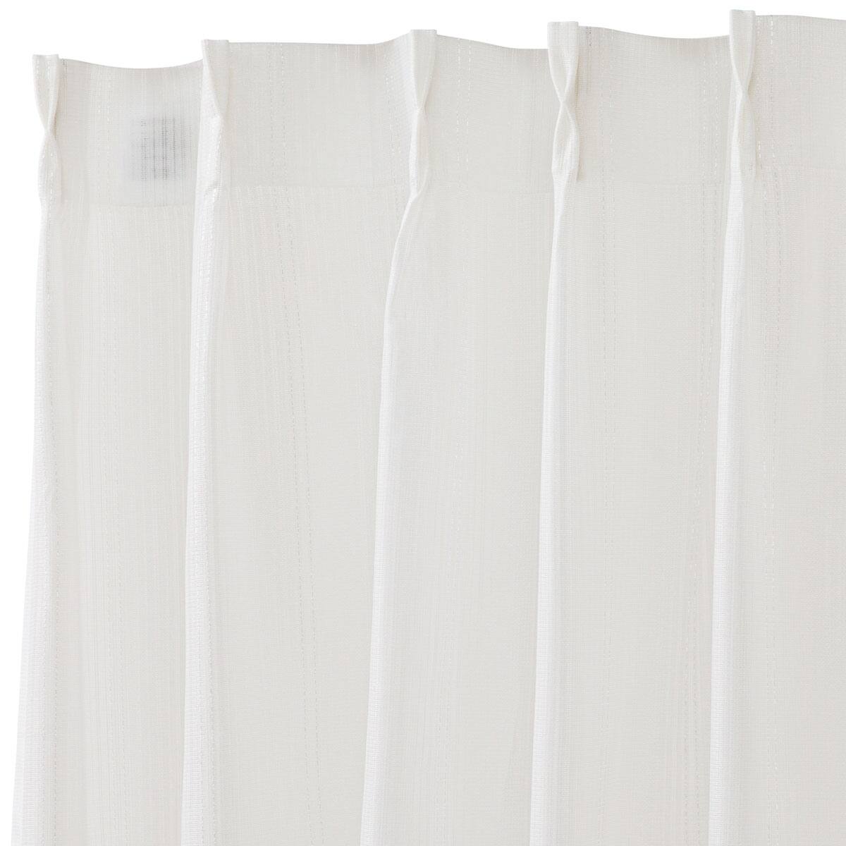 お好みレースカーテン RL182 ホワイト(幅101-200/丈90-170cm) | ニトリ