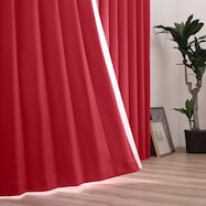 20色156サイズ・遮光・遮熱・防炎カーテン(DH156)レッド系