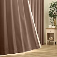 21色156サイズ・遮光・遮熱・防炎カーテン(DH156)ブラウン系