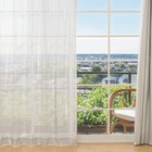 UVカット・遮熱・ミラーレースカーテン(RL185 100X108X1) 2枚目画像