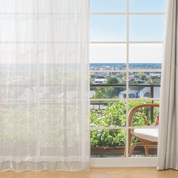 UVカット・遮熱・ミラーレースカーテン(RL185 100X108X1) 2枚目画像