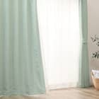 【省エネ・節電】遮光2級・遮熱・保温カーテン(GR 100X110X2) 1枚目画像