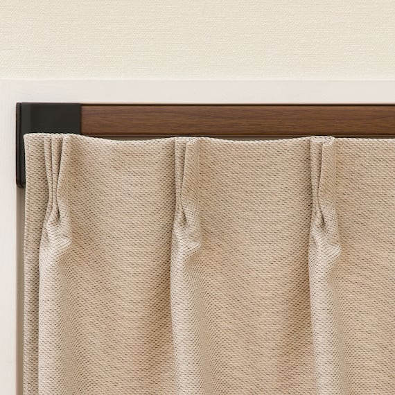 つっぱりカーテンレール 伸縮式(TR2 MBR 75-110) 9枚目画像