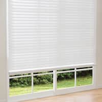ひもなし簡単昇降 木製風PVCブラインド(60X108WH)