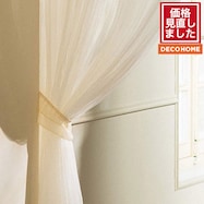 カーテンタッセル(フリル 2P アイボリー DH211)