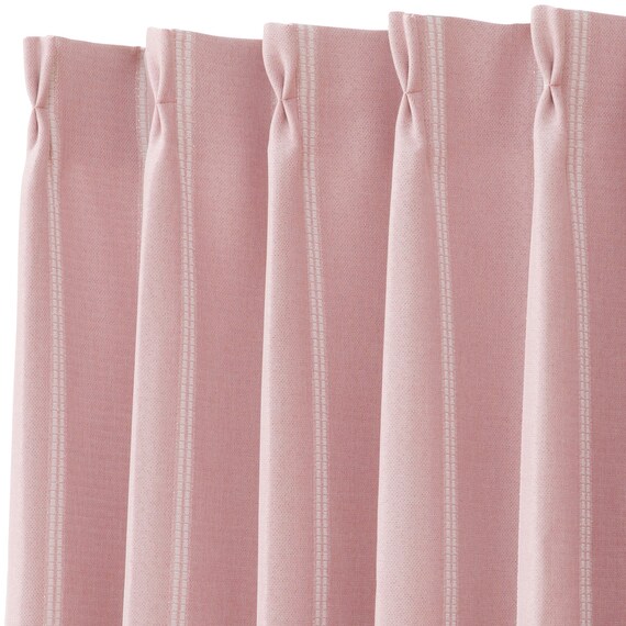 遮光3級カーテン(RD115 ローズ 100X110X2) 8枚目画像