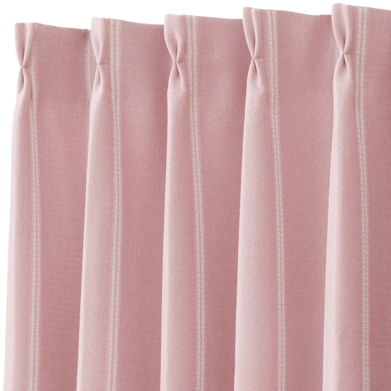 遮光3級カーテン(RD115 ローズ 100X110X2) 8枚目画像