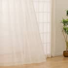 273サイズ天然素材風カラーレースカーテン(RFC0016 100x68x2 BE) 1枚目画像