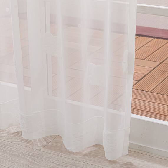 レースカーテン(100X133X2 ネコ DH175) 4枚目画像