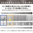 遮光3級·遮熱カーテン&レース4点セット(100x135x4 デコネコ DH176) 5枚目画像