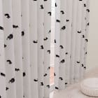 遮光3級·遮熱カーテン&レース4点セット(100x135x4 デコネコ DH176) 6枚目画像