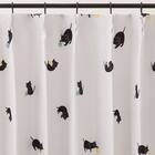 遮光3級·遮熱カーテン&レース4点セット(100x135x4 デコネコ DH176) 7枚目画像