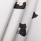 遮光3級·遮熱カーテン&レース4点セット(100x135x4 デコネコ DH176) 8枚目画像