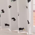 遮光3級·遮熱カーテン&レース4点セット(100x135x4 デコネコ DH176) 10枚目画像