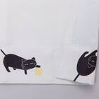 遮光3級·遮熱カーテン&レース4点セット(100x135x4 デコネコ DH176) 11枚目画像