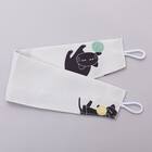 遮光3級·遮熱カーテン&レース4点セット(100x135x4 デコネコ DH176) 13枚目画像