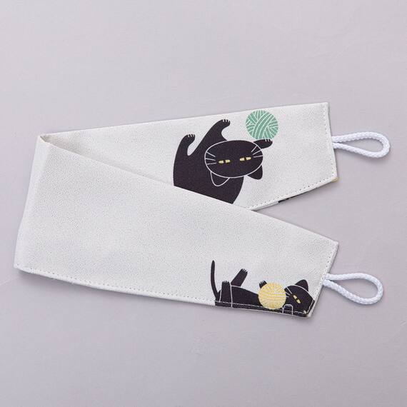 遮光3級·遮熱カーテン&レース4点セット(100x135x4 デコネコ DH176) 13枚目画像