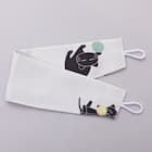 遮光3級·遮熱カーテン&レース4点セット(100x135x4 デコネコ DH176) 13枚目画像