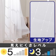 花粉キャッチ・遮熱・遮像レースカーテン(DH169)