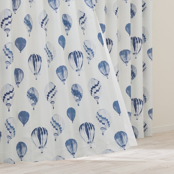 遮光2級・遮熱カーテン(RD129 ブルー 100X110X2) 1枚目画像