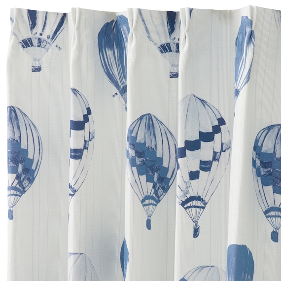 遮光2級・遮熱カーテン(RD129 ブルー 100X110X2) 4枚目画像