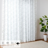 保温・遮像・UVカット・156サイズ カーテン(花束)WH