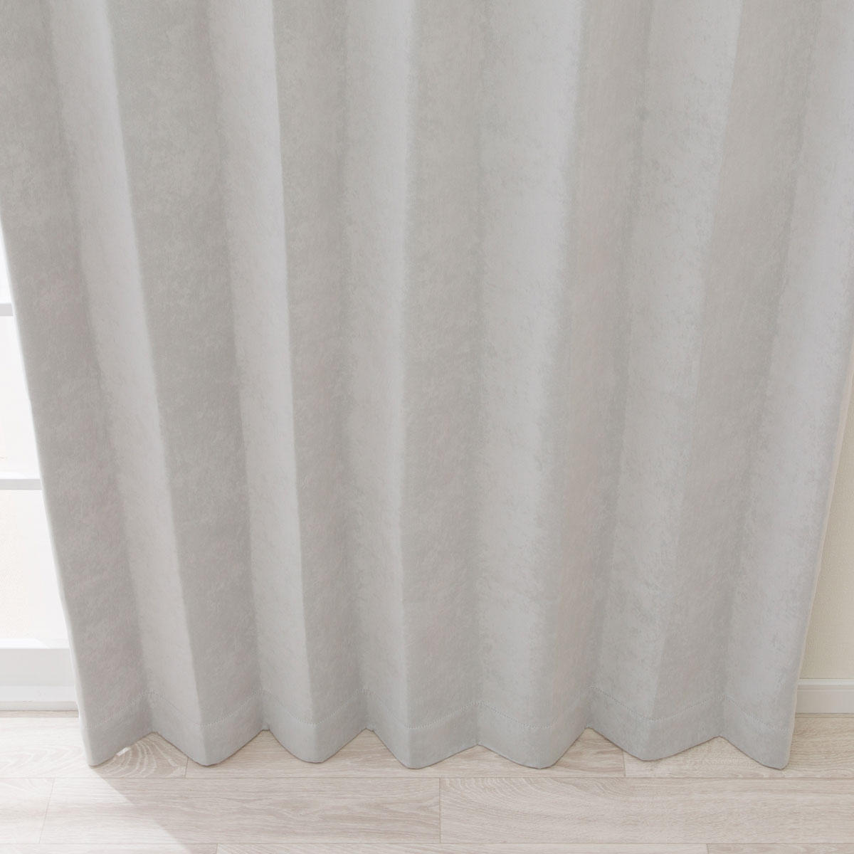 お好みサイズカーテン RD131 グレー(幅101-200/丈90-170cm