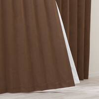遮光1級カーテン(RD131 ブラウン 100X190X2)