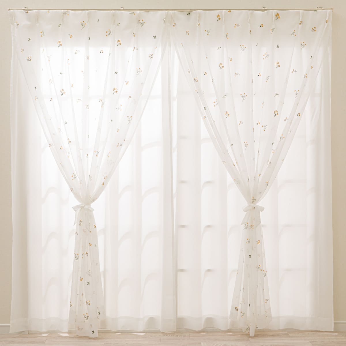 UVカット・遮像レースカーテン(RL187 100X108X2) | ニトリネット【公式