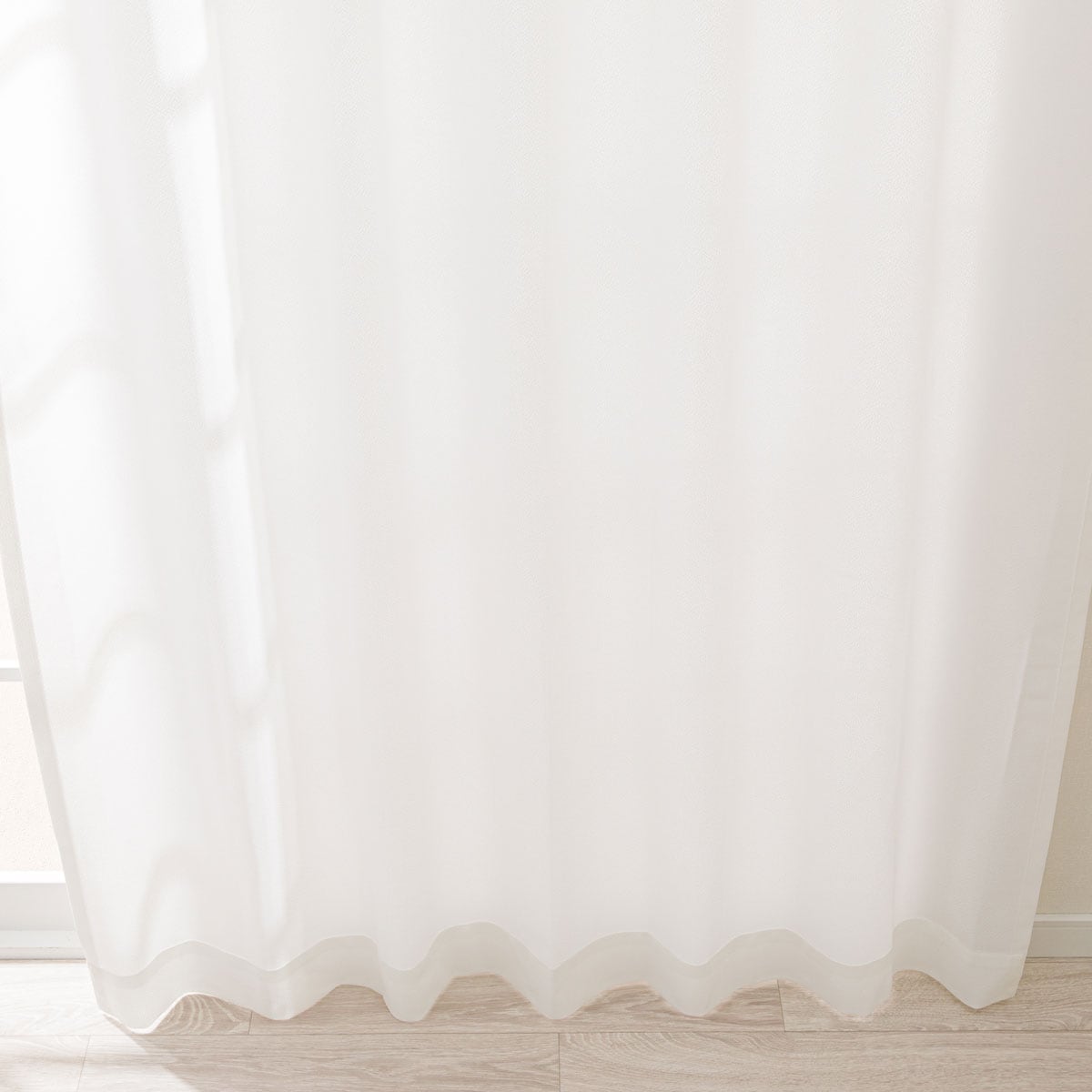 お好みサイズカーテン RL188 ホワイト(幅201-300/丈171-220cm