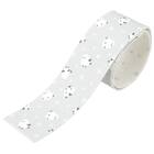 貼ってはがせる結露吸水シート2P(ライトグレー シマエナガDH177) 1枚目画像