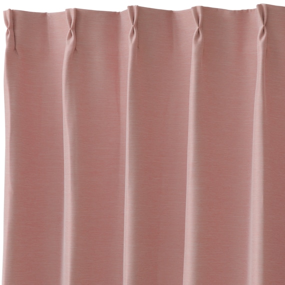 遮光2級・断熱・遮熱カーテン(RD140 ローズ 100X120X2) 18枚目画像