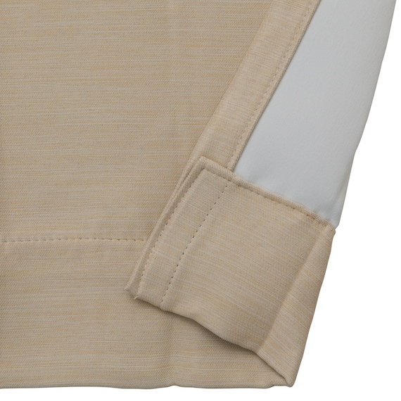 遮光2級・断熱・遮熱カーテン(RD140 ベージュ 100X135X2) 15枚目画像