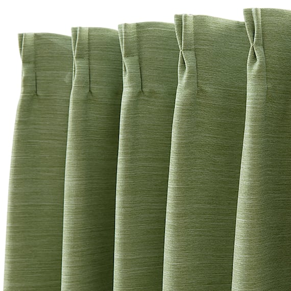 (1枚入り)遮光2級・断熱・遮熱カーテン(RD140 イエローグリーン 100X90X1) 17枚目画像