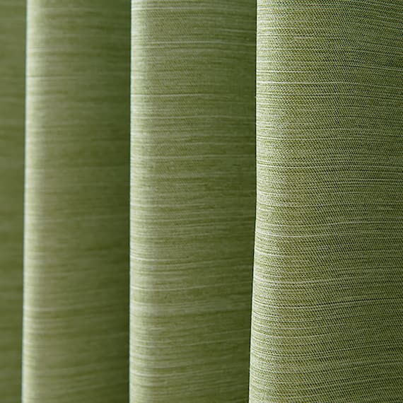 (1枚入り)遮光2級・断熱・遮熱カーテン(RD140 イエローグリーン 100X90X1) 20枚目画像