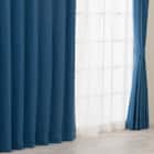 遮光1級・断熱・遮熱カーテン(RD140 ブルー 100X90X2) 4枚目画像